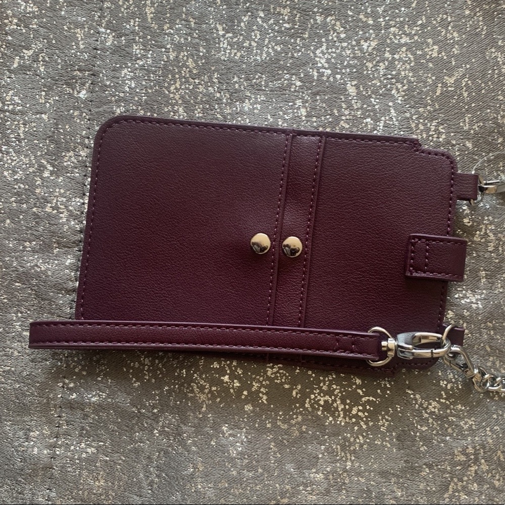 Crossbody purple wallet bag